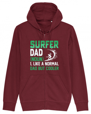 SURFER DAD (noun) 1. Like a normal dad but cooler Burgundy