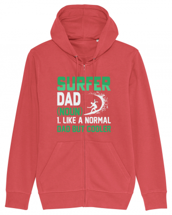 SURFER DAD (noun) 1. Like a normal dad but cooler Carmine Red