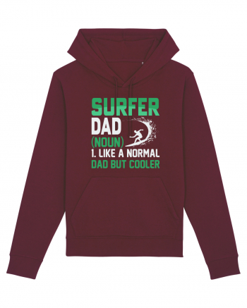 SURFER DAD (noun) 1. Like a normal dad but cooler Burgundy