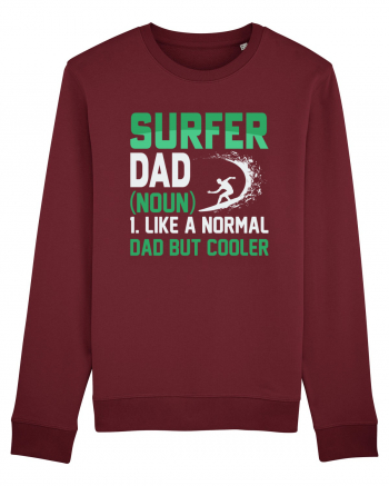 SURFER DAD (noun) 1. Like a normal dad but cooler Burgundy