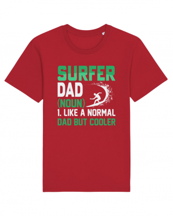 SURFER DAD (noun) 1. Like a normal dad but cooler Red