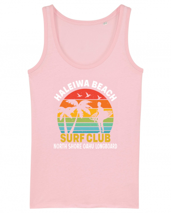 Haleiwa Beach Surf Club North Shore Oahu Longboard Cotton Pink