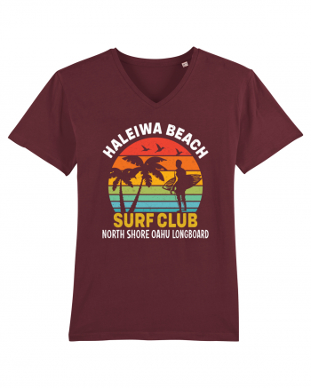 Haleiwa Beach Surf Club North Shore Oahu Longboard Burgundy