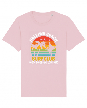 Haleiwa Beach Surf Club North Shore Oahu Longboard Cotton Pink