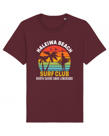 Haleiwa Beach Surf Club North Shore Oahu Longboard Burgundy