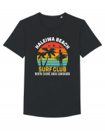 Haleiwa Beach Surf Club North Shore Oahu Longboard Tricou mânecă scurtă guler larg Bărbat Skater