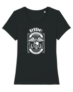 ride everything W Tricou mânecă scurtă guler larg fitted Damă Expresser