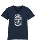 ride everything W Tricou mânecă scurtă guler V Bărbat Presenter