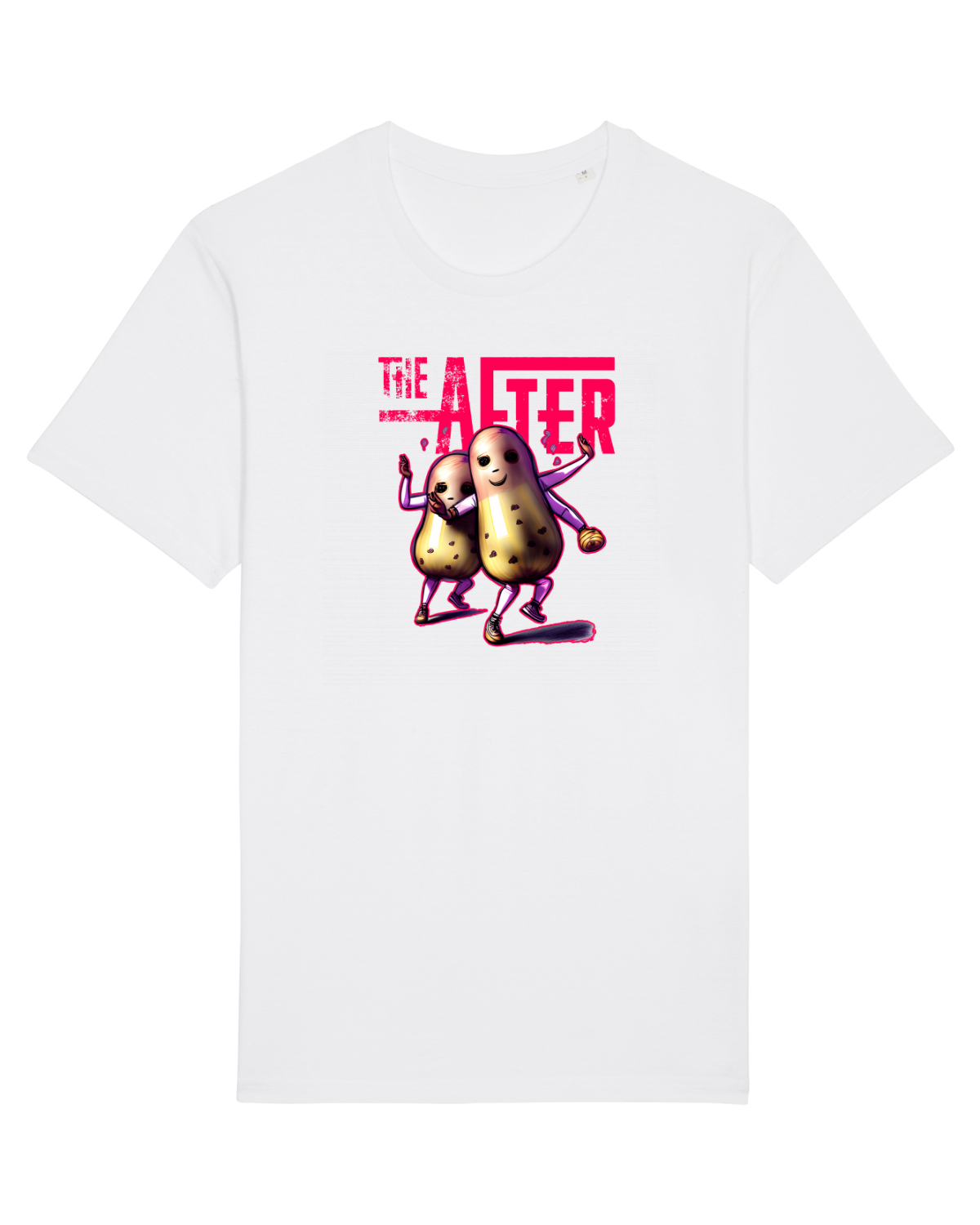 Tricou mânecă scurtă Unisex Rocker White