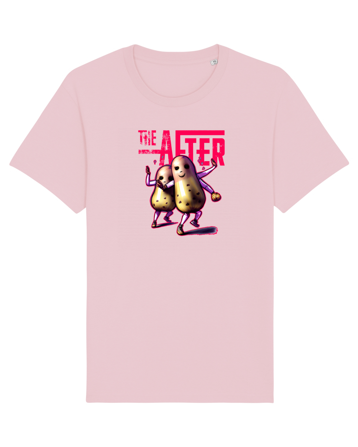 Tricou mânecă scurtă Unisex Rocker Cotton Pink