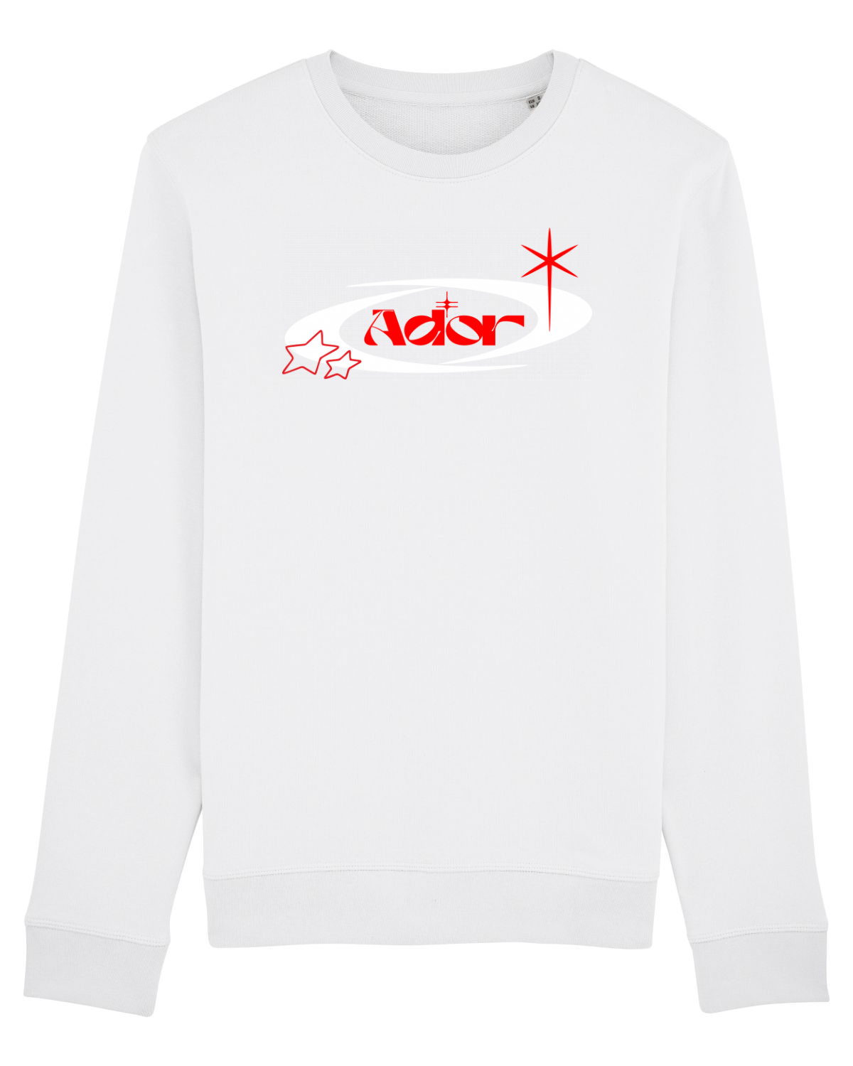 Bluză mânecă lungă Unisex Rise White