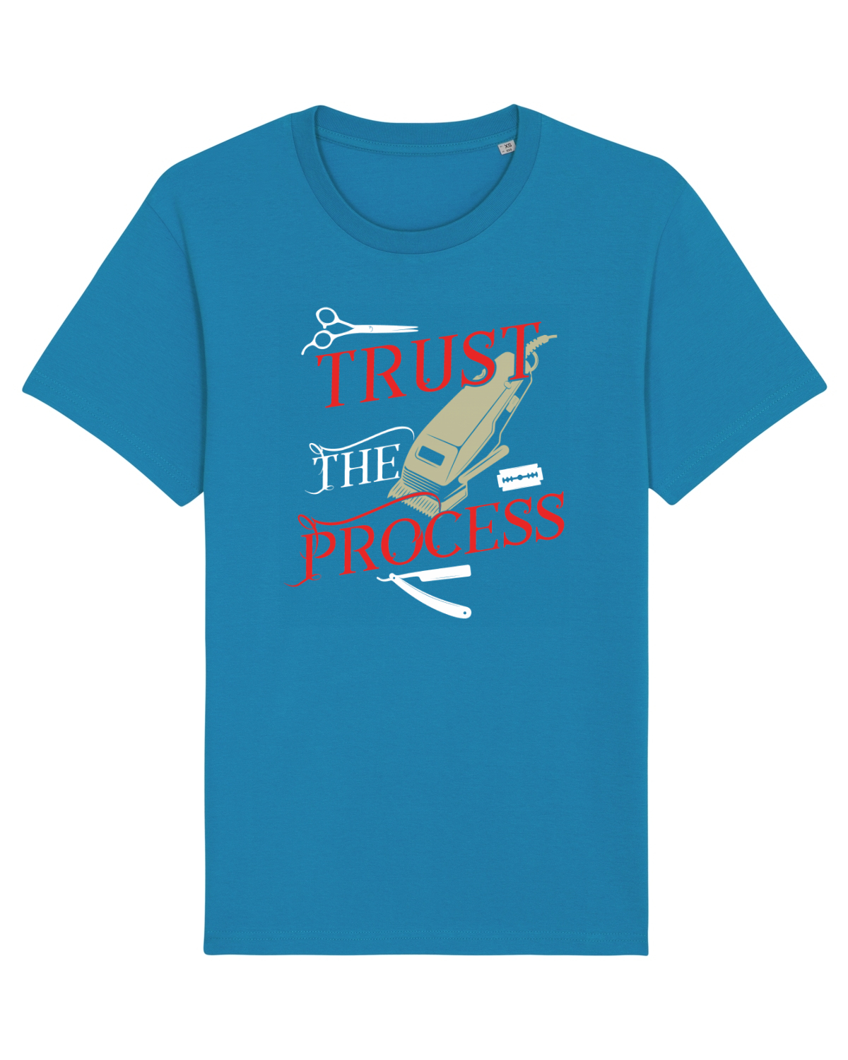 Tricou mânecă scurtă Unisex Rocker Azur