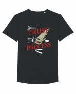 Trust the process Tricou mânecă scurtă guler larg Bărbat Skater