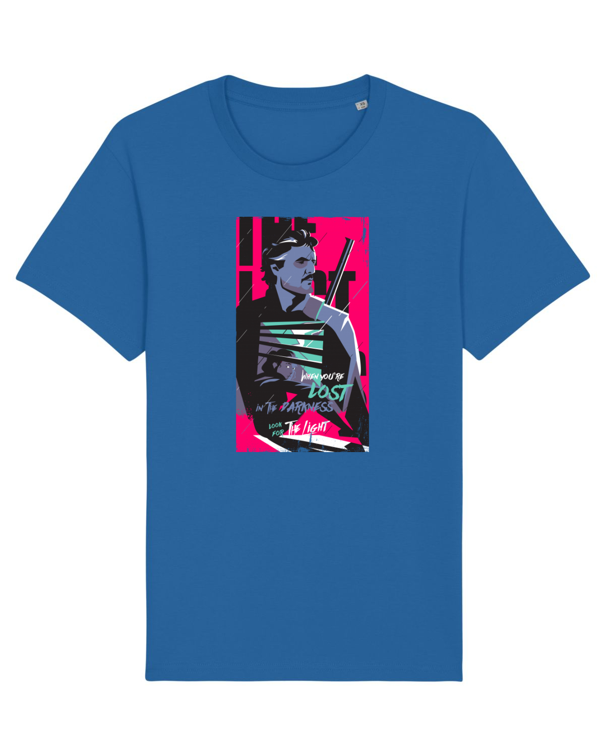 Tricou mânecă scurtă Unisex Rocker Royal Blue