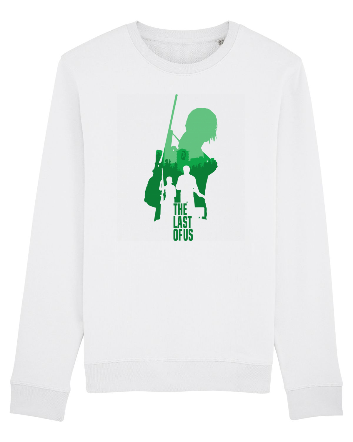 Bluză mânecă lungă Unisex Rise White