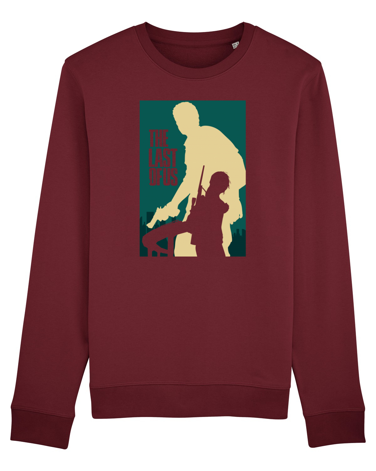 Bluză mânecă lungă Unisex Rise Burgundy