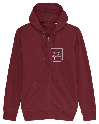 Crypto wallet Burgundy