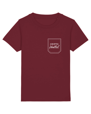 Crypto wallet Burgundy