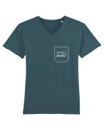 Crypto wallet Tricou mânecă scurtă guler V Bărbat Presenter