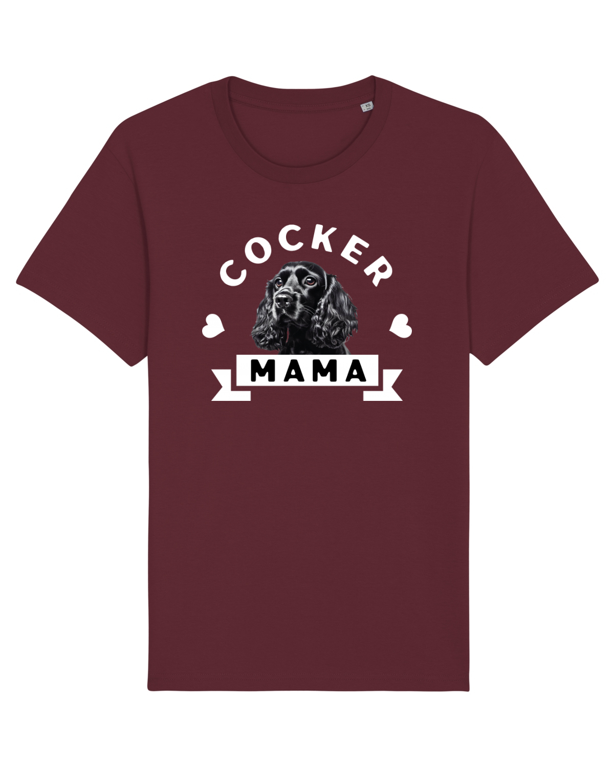 Tricou mânecă scurtă Unisex Rocker Burgundy