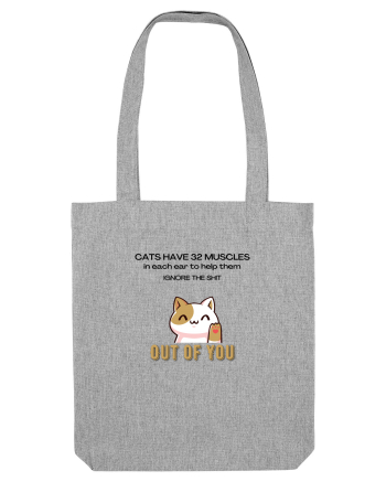 Cats Have 32 Muscles Heather Grey