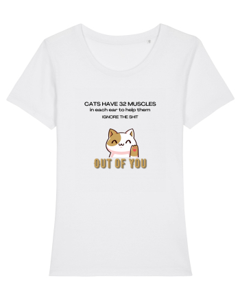 Cats Have 32 Muscles White