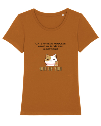 Cats Have 32 Muscles Roasted Orange