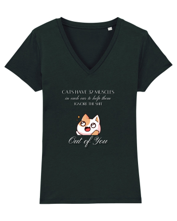 Cats Have 32 Muscles Black