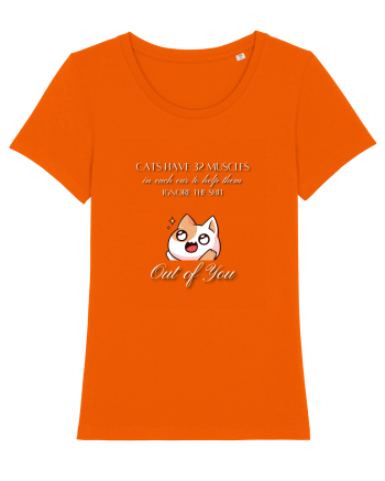 Cats Have 32 Muscles Bright Orange