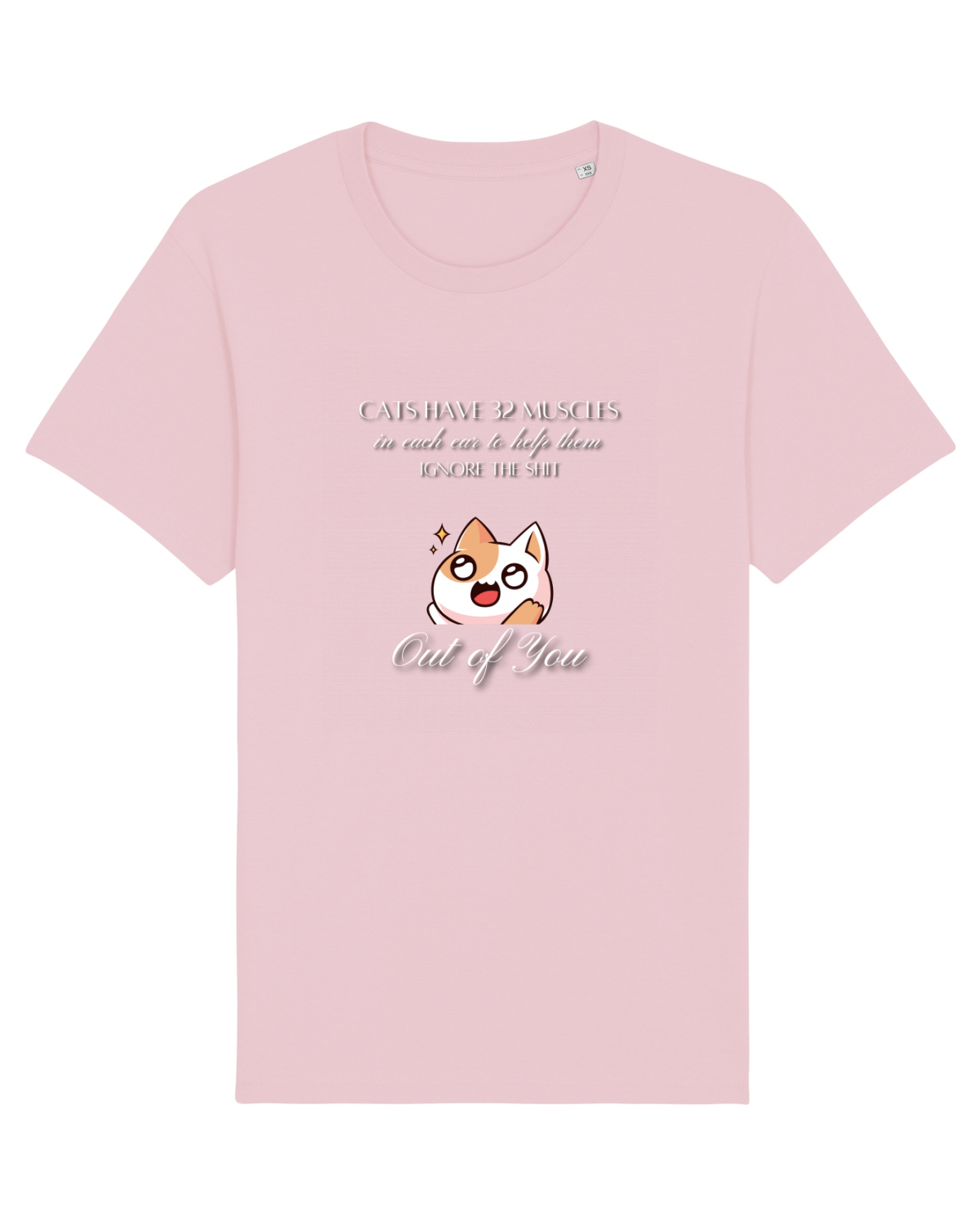 Tricou mânecă scurtă Unisex Rocker Cotton Pink