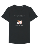 Cats Have 32 Muscles Tricou mânecă scurtă guler larg Bărbat Skater