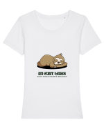 Nu Sunt Lenes Tricou mânecă scurtă guler larg fitted Damă Expresser