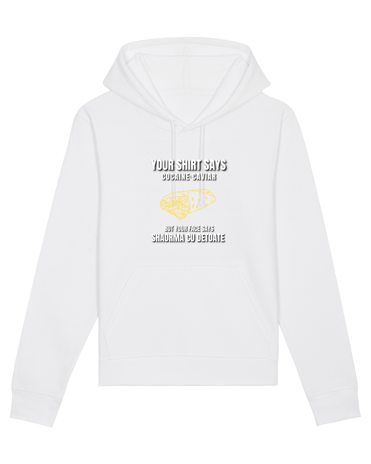 Hanorac Unisex Drummer White
