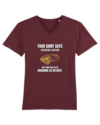 SHAORMA CU DETOATE Burgundy