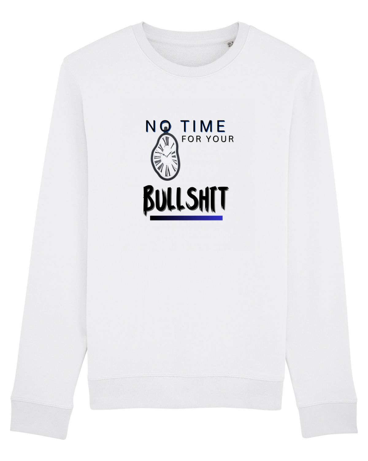 Bluză mânecă lungă Unisex Rise White