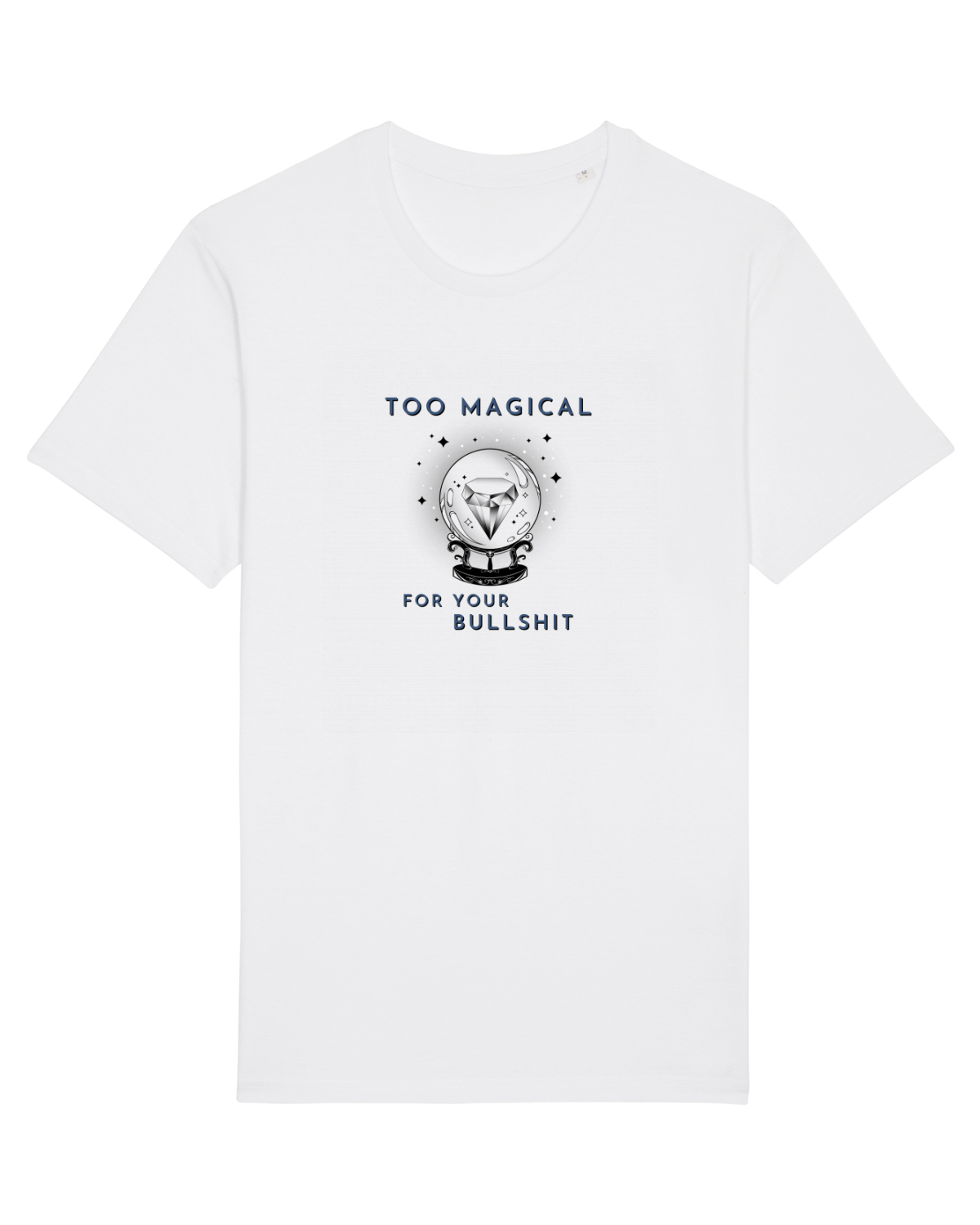 Tricou mânecă scurtă Unisex Rocker White