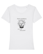 Too Magical Tricou mânecă scurtă guler larg fitted Damă Expresser