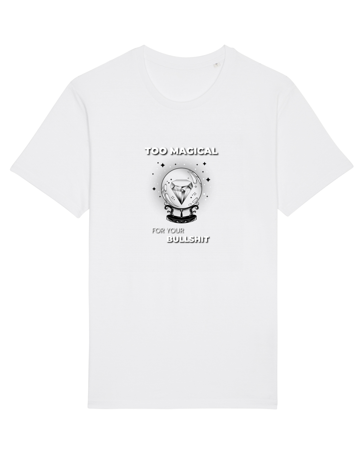 Tricou mânecă scurtă Unisex Rocker White