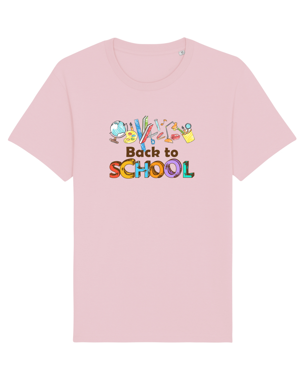 Tricou mânecă scurtă Unisex Rocker Cotton Pink