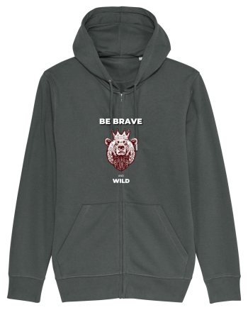 BE BRAVE AND WILD Anthracite