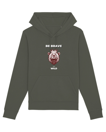 BE BRAVE AND WILD Khaki