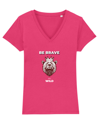 BE BRAVE AND WILD Raspberry