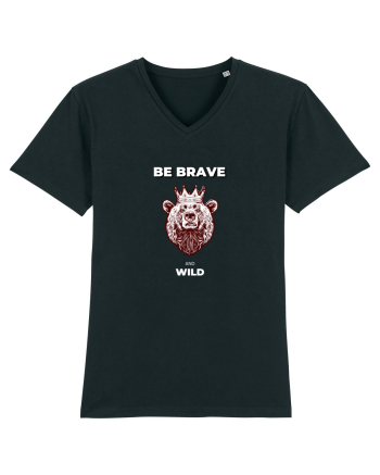 BE BRAVE AND WILD Black