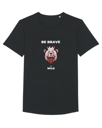 BE BRAVE AND WILD Black