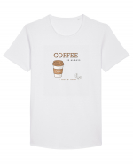 Coffee is always a good idea Tricou mânecă scurtă guler larg Bărbat Skater