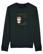 Coffee is always a good idea Bluză mânecă lungă Unisex Rise