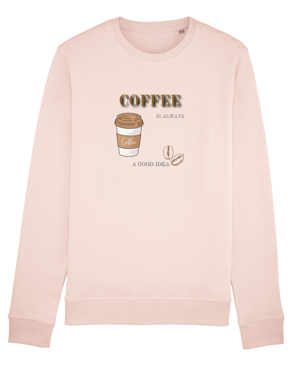Bluză mânecă lungă Unisex Rise Candy Pink