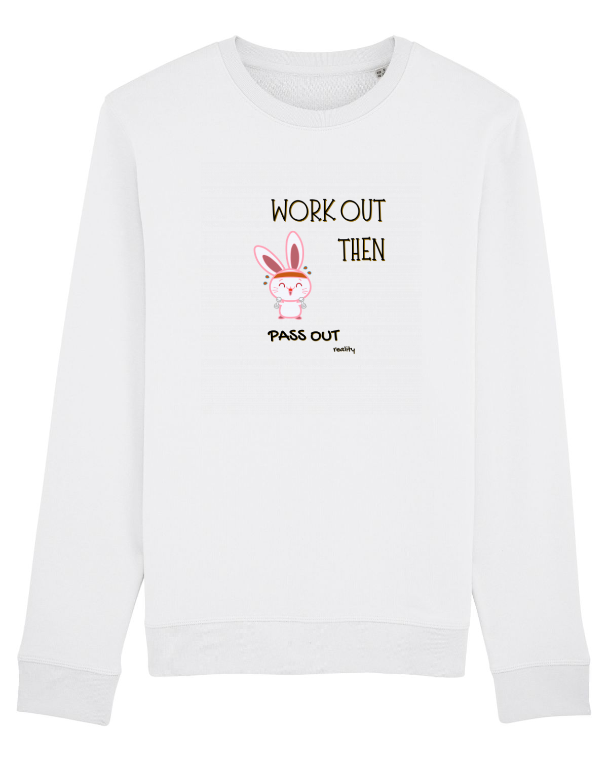 Bluză mânecă lungă Unisex Rise White