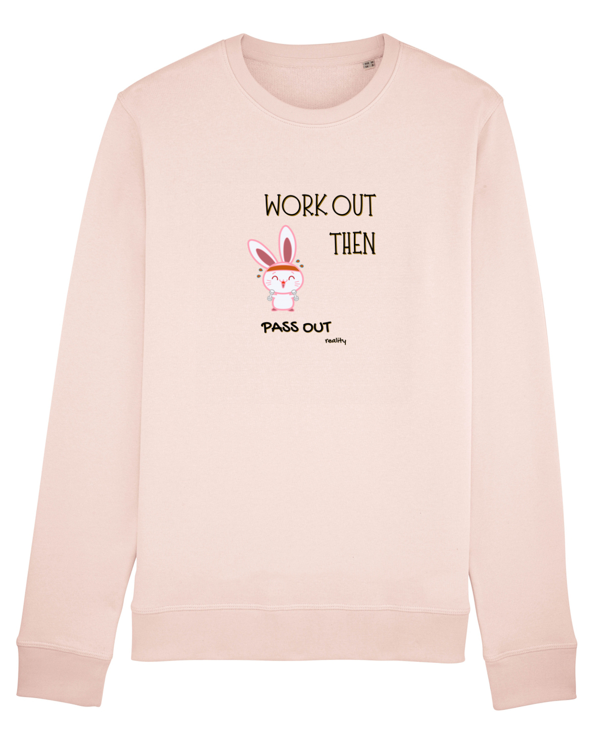 Bluză mânecă lungă Unisex Rise Candy Pink