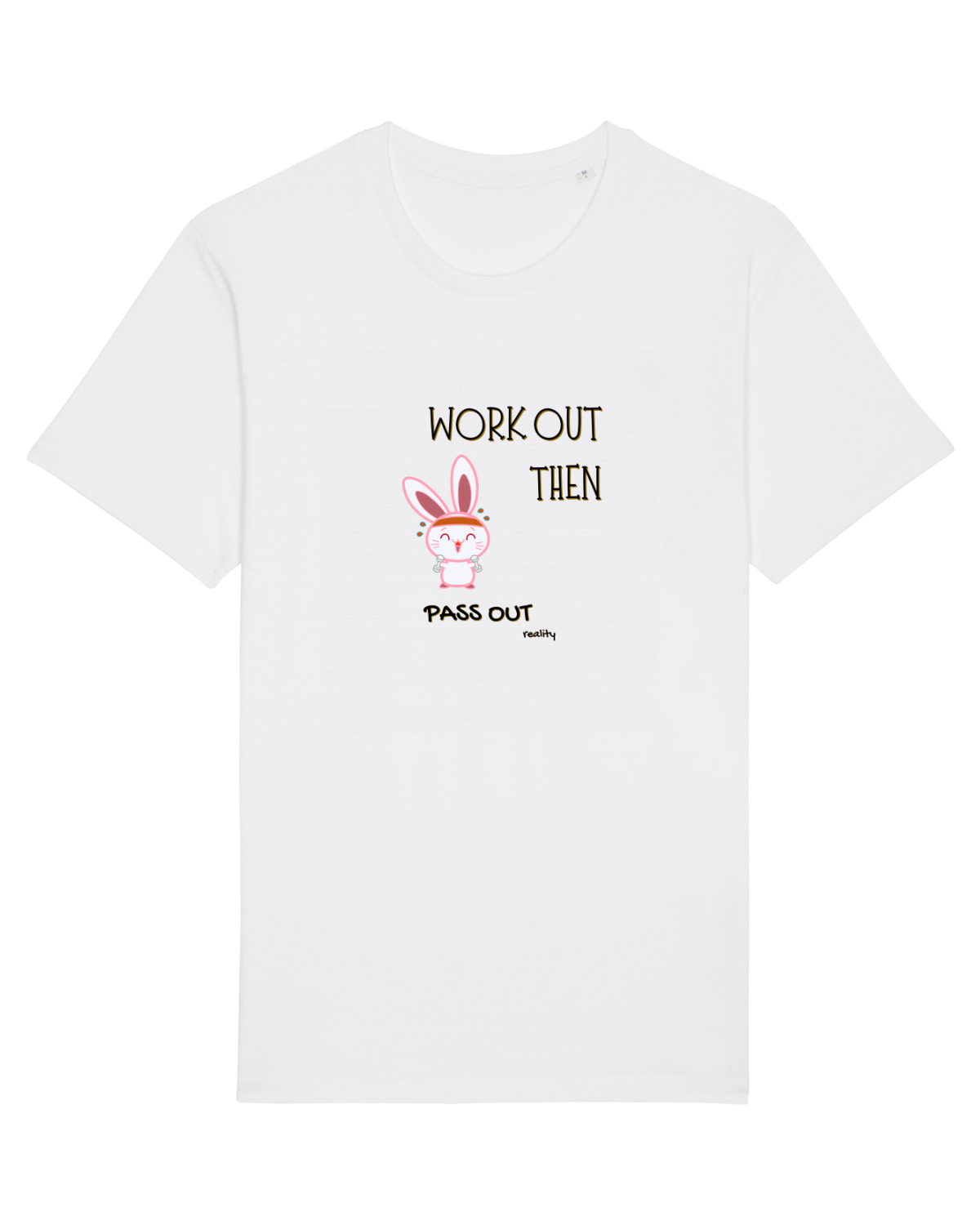 Tricou mânecă scurtă Unisex Rocker White